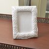 white lace picture frame