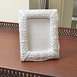 White Lace Picture Frames. (6.5″x 5″). Style # 9TD
